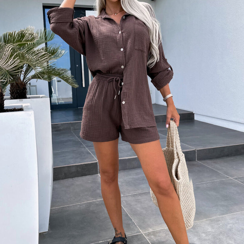ZHAY - Women’s Cotton Summer 2-Piece Set