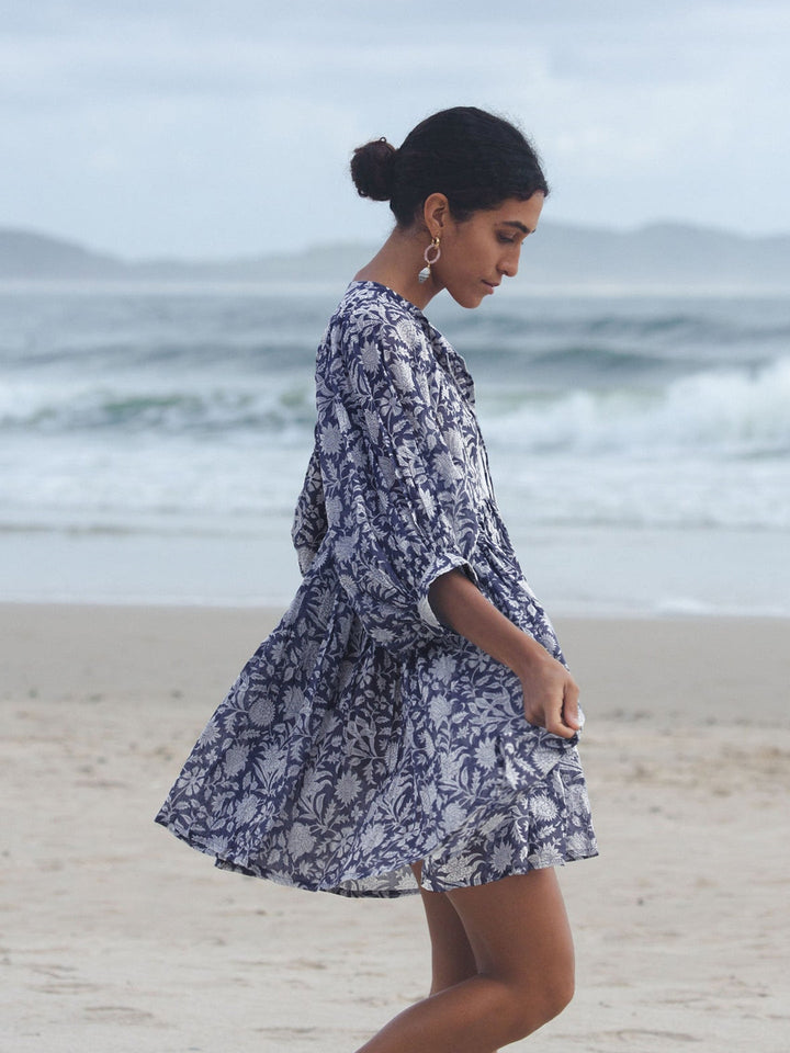 YUNE - Boho crochet-style mini dress