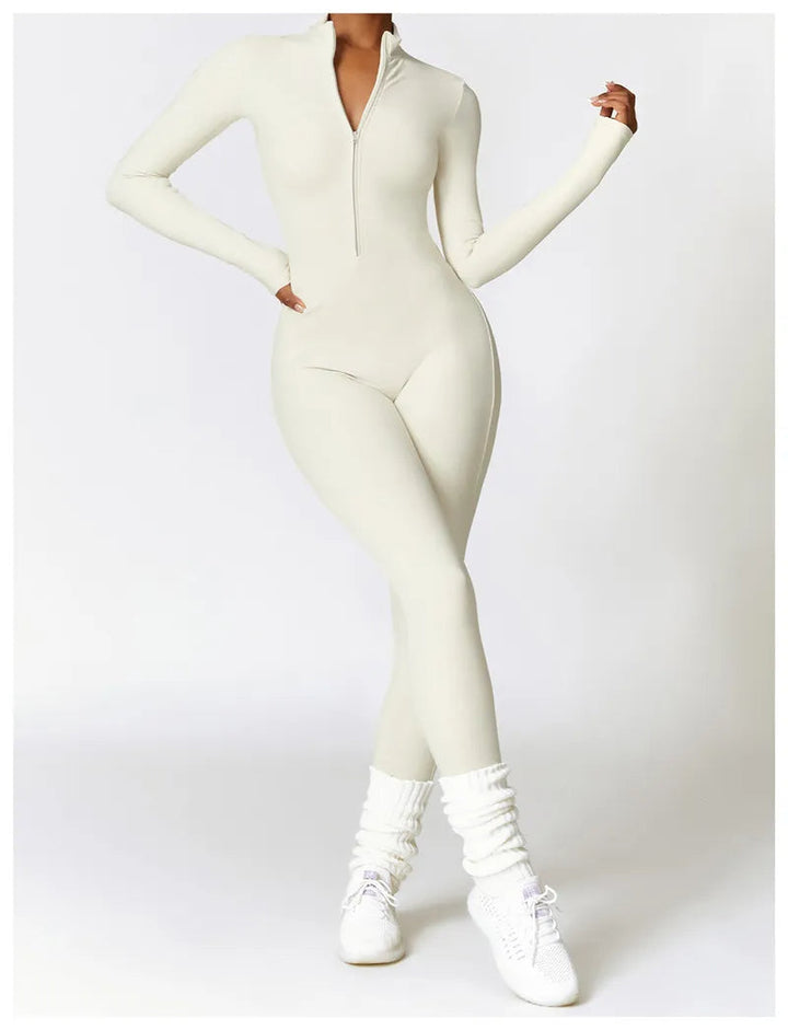 ACTIVE - Zip-Up Sports Jumpsuit for Women