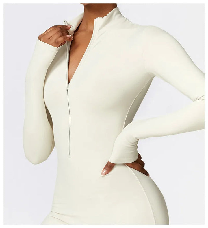 ACTIVE - Zip-Up Sports Jumpsuit for Women