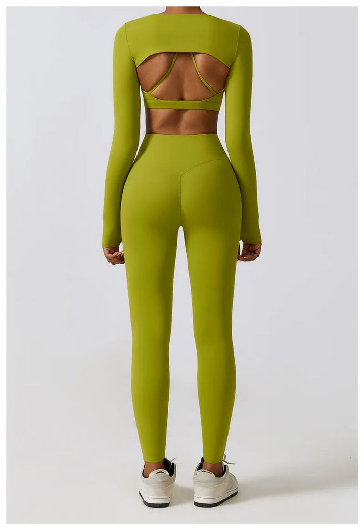 ACTIVE - 3-Piece Seamless Activewear Set for Women