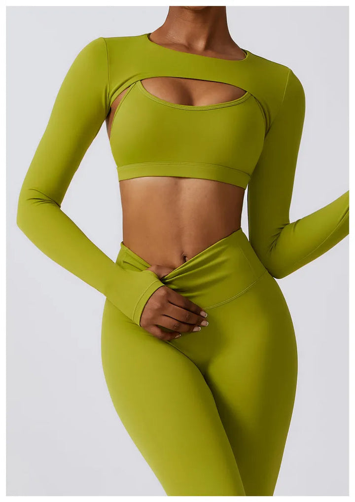 ACTIVE - 3-Piece Seamless Activewear Set for Women