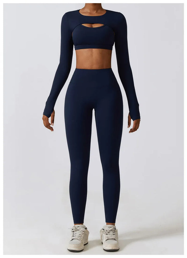ACTIVE - 3-Piece Seamless Activewear Set for Women