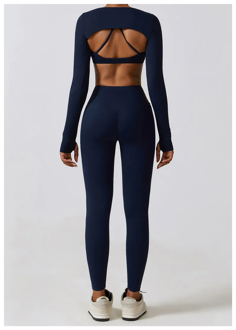 ACTIVE - 3-Piece Seamless Activewear Set for Women
