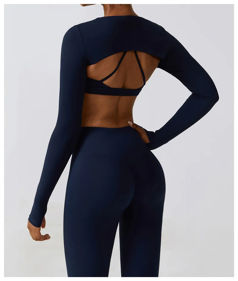 ACTIVE - 3-Piece Seamless Activewear Set for Women