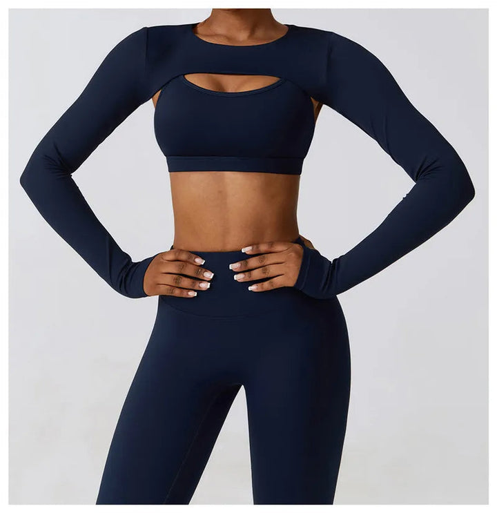 ACTIVE - 3-Piece Seamless Activewear Set for Women