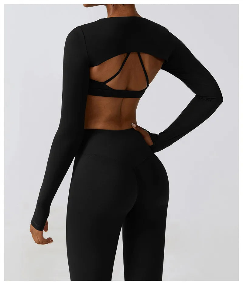 ACTIVE - 3-Piece Seamless Activewear Set for Women