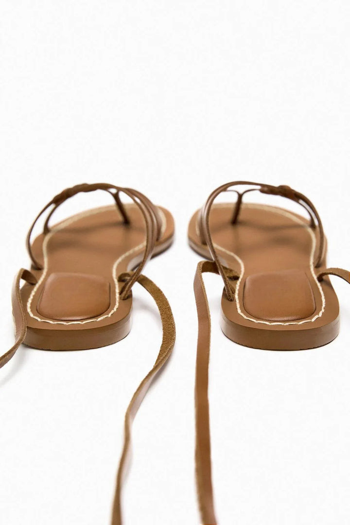 ROME - Lace-Up Roman Sandals
