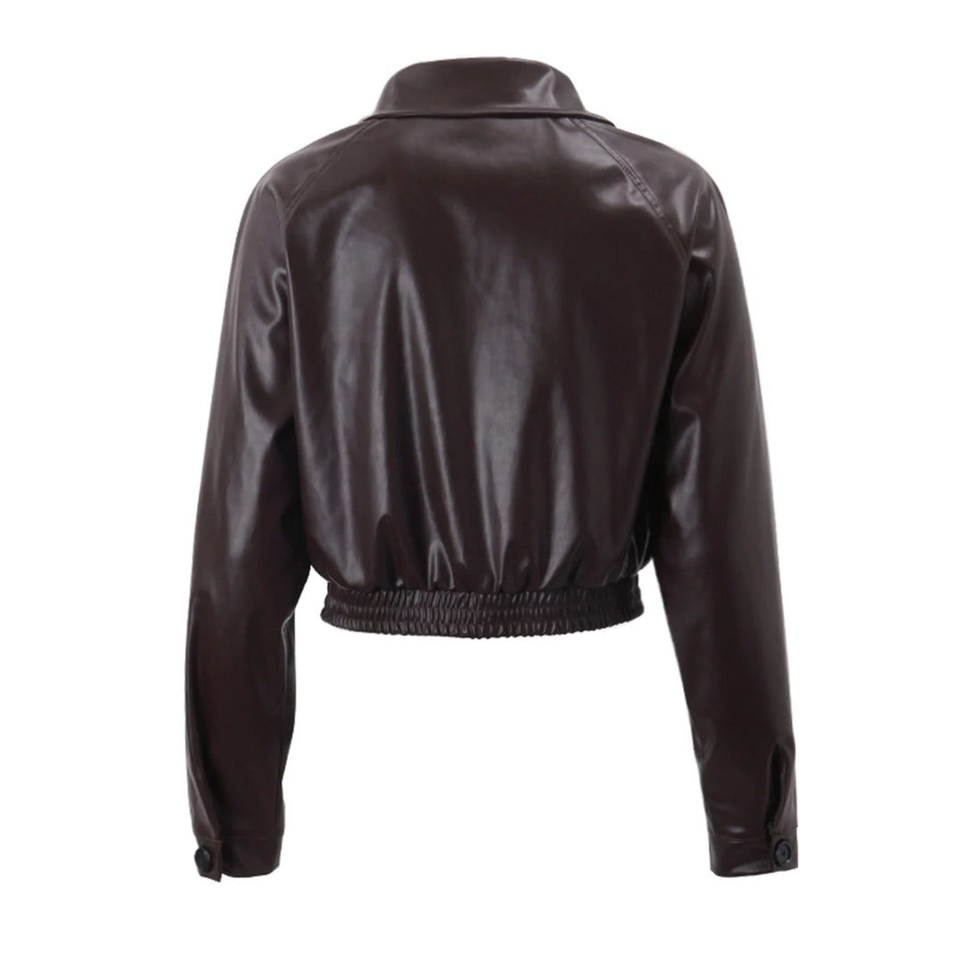 AKANE - Oversized Vegan Leather Jacket