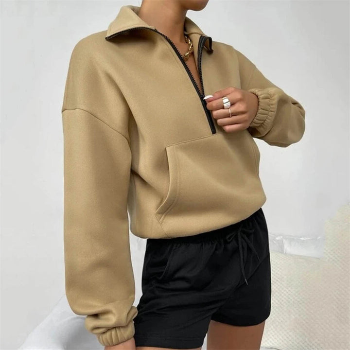 FEALINA - Women's Half-Zip Fleece Pullover