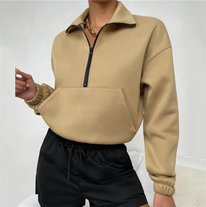 FEALINA - Women's Half-Zip Fleece Pullover