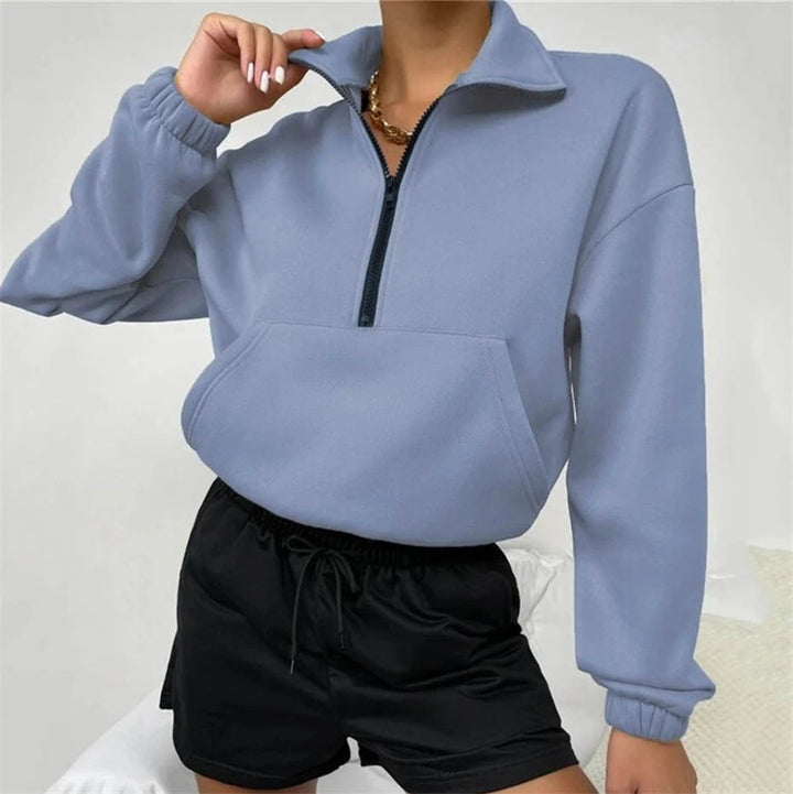 FEALINA - Women's Half-Zip Fleece Pullover