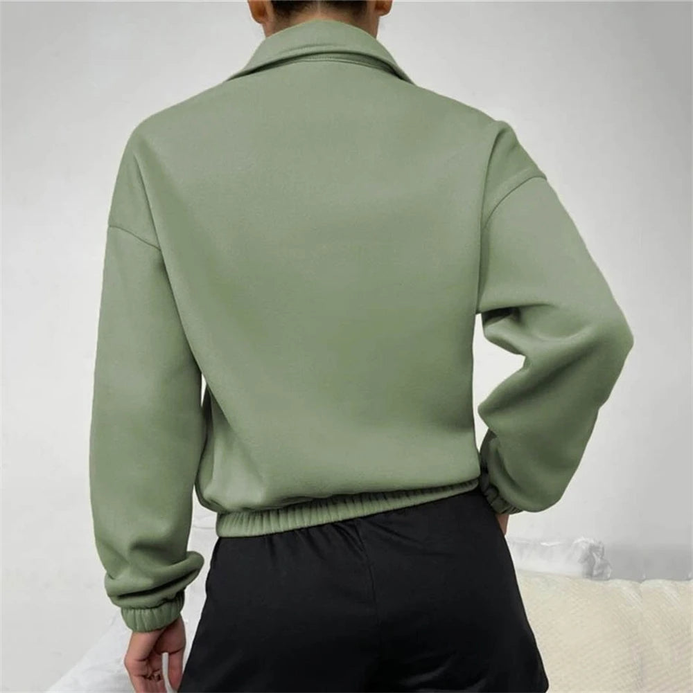 FEALINA - Women's Half-Zip Fleece Pullover