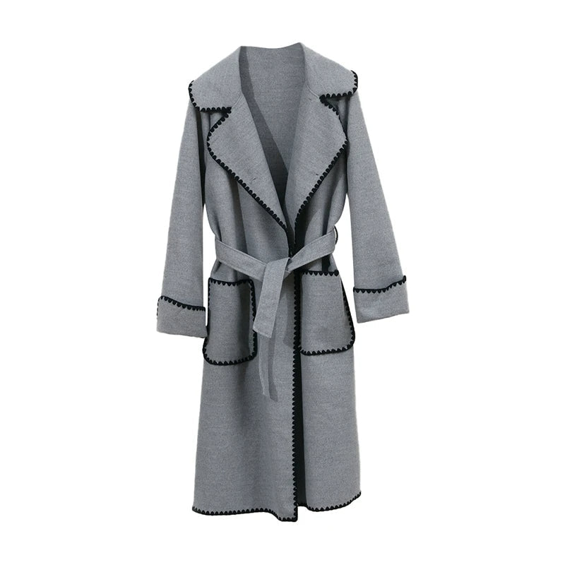 DAILA - Women's Longline Military Trench Coat