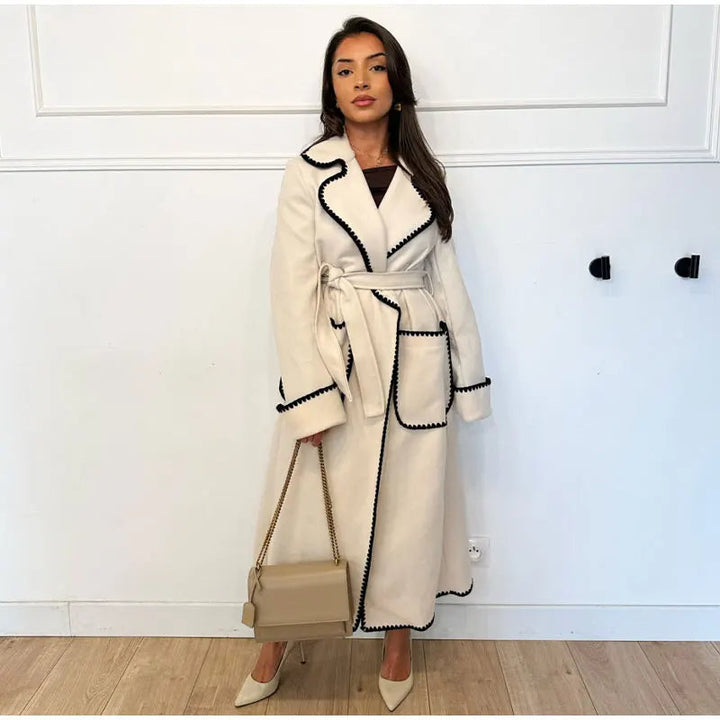 DAILA - Women's Longline Military Trench Coat