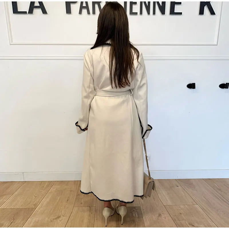 DAILA - Women's Longline Military Trench Coat