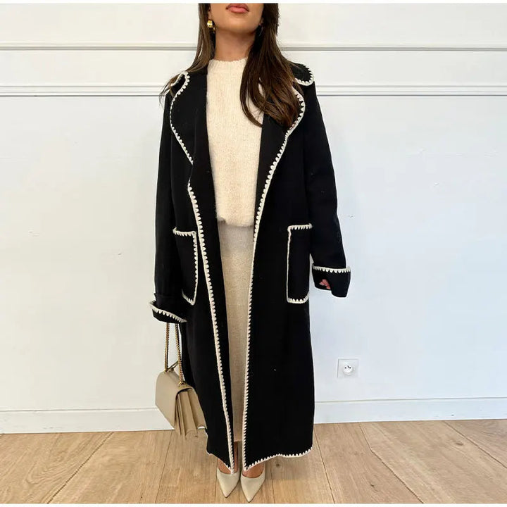 DAILA - Women's Longline Military Trench Coat