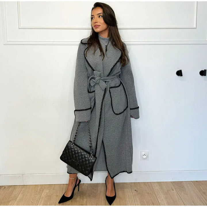 DAILA - Women's Longline Military Trench Coat