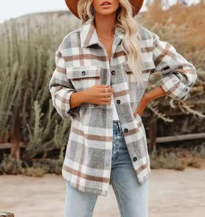 KOSYA – Plaid Overshirt