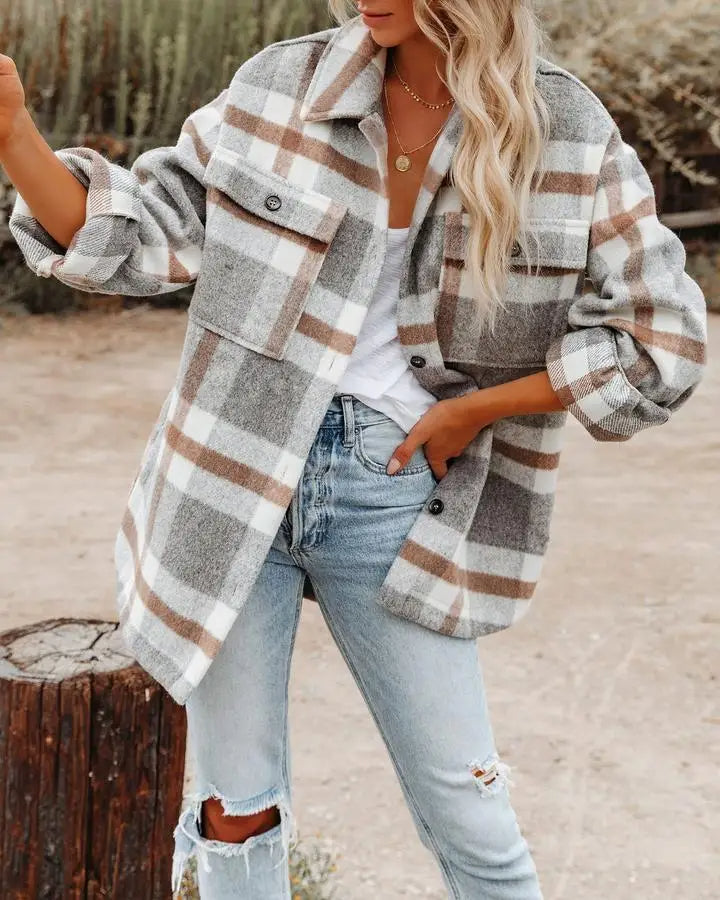 KOSYA – Plaid Overshirt