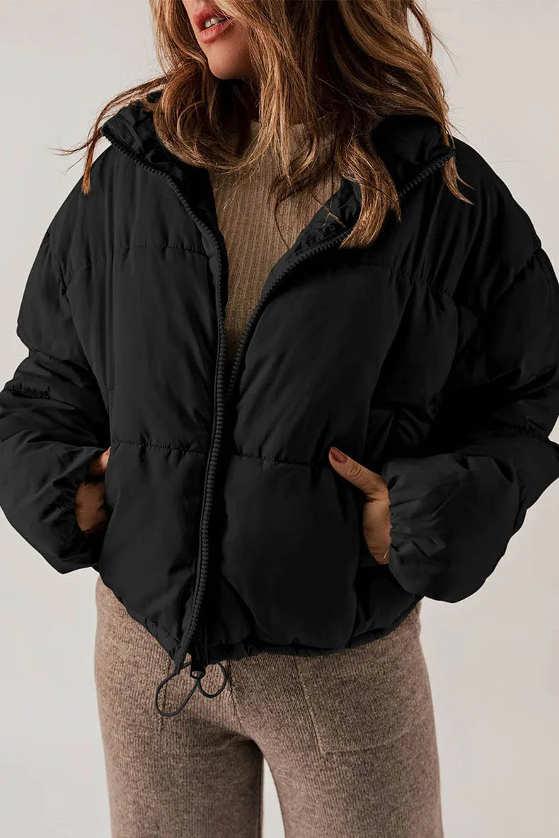 RAELYN – Puffer Jacket with Cinched Waist