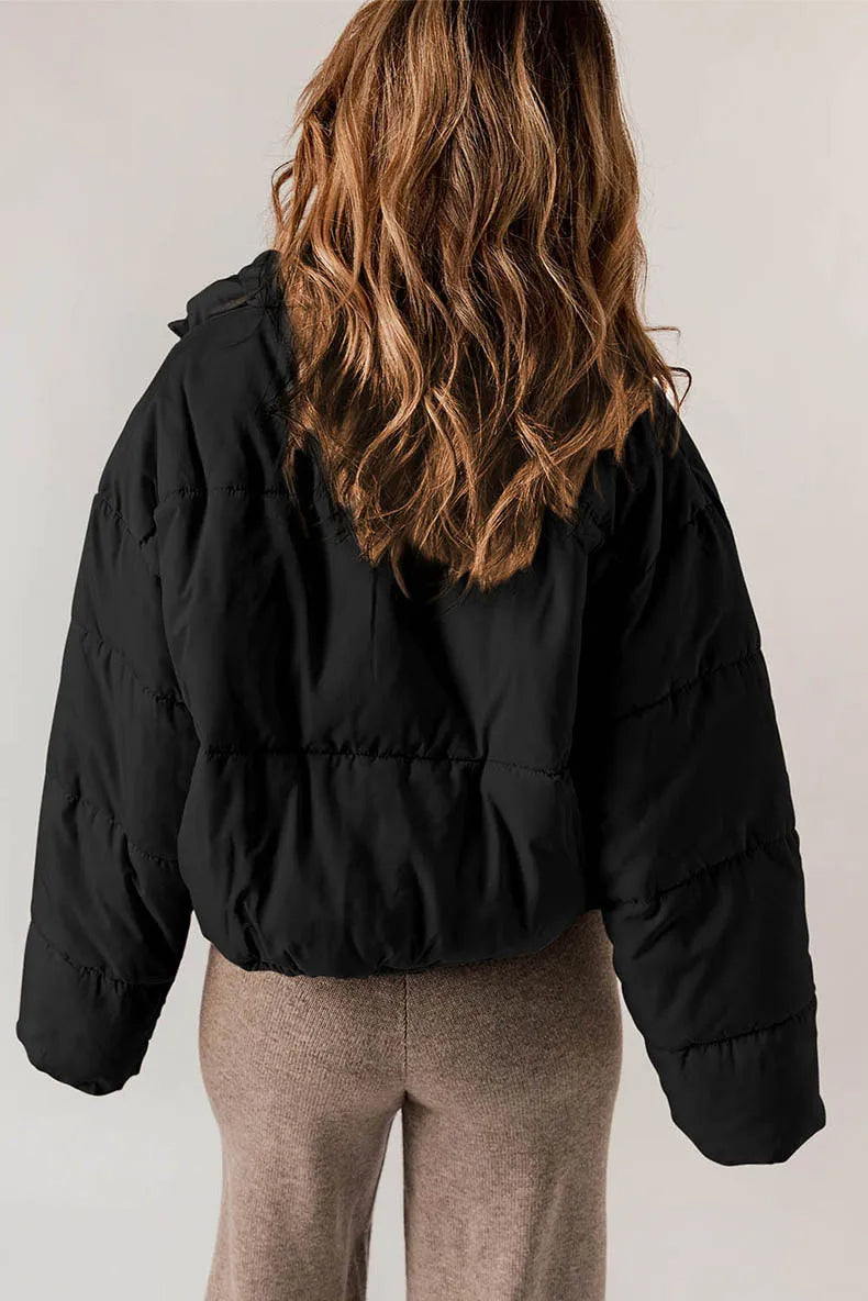 RAELYN – Puffer Jacket with Cinched Waist
