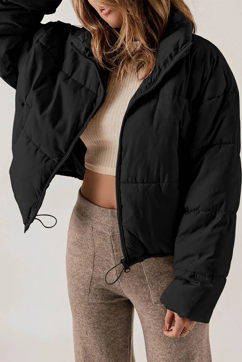 RAELYN – Puffer Jacket with Cinched Waist