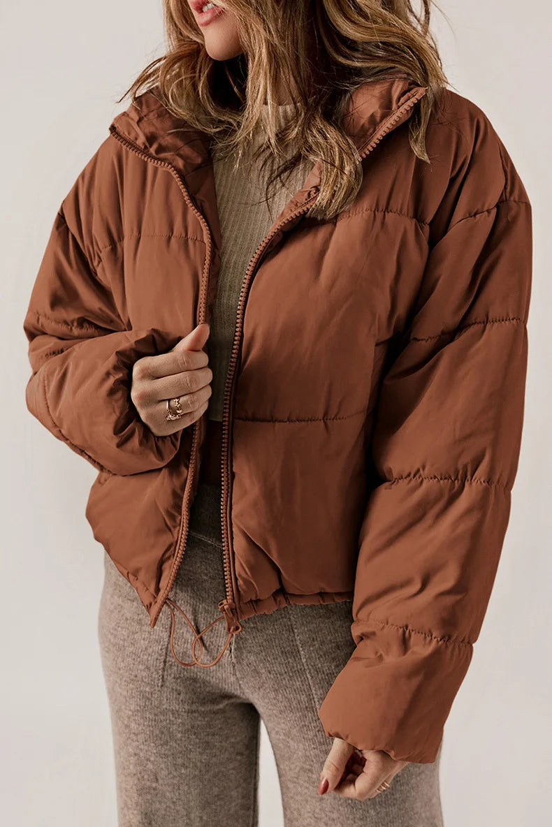 RAELYN – Puffer Jacket with Cinched Waist