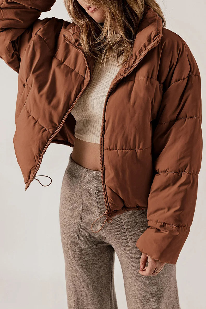 RAELYN – Puffer Jacket with Cinched Waist