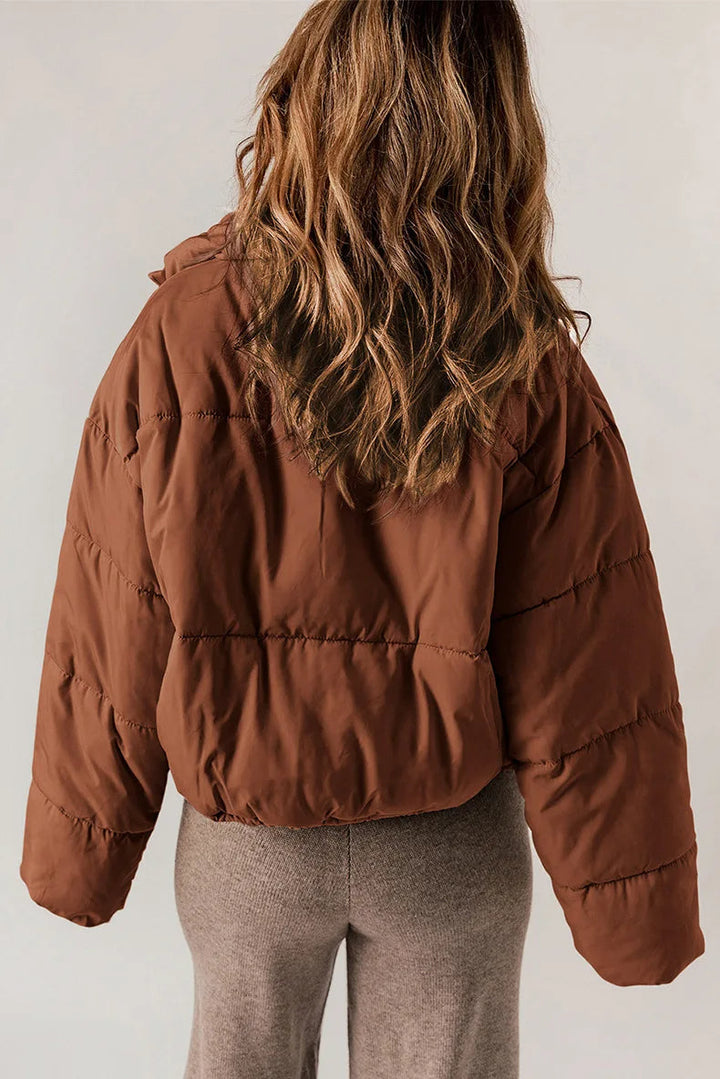 RAELYN – Puffer Jacket with Cinched Waist