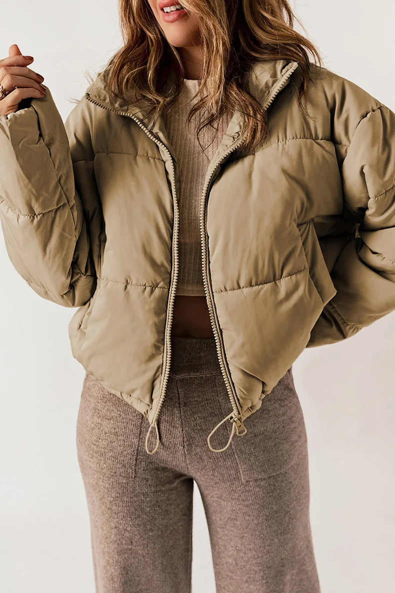 RAELYN – Puffer Jacket with Cinched Waist