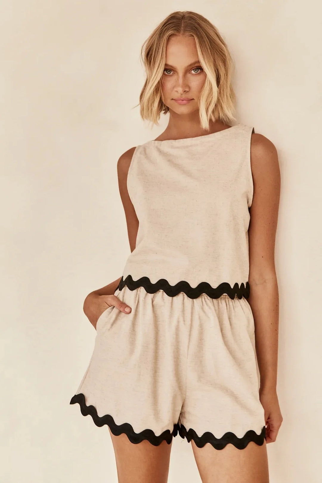 LORENA – Scalloped Summer Two-Piece Set