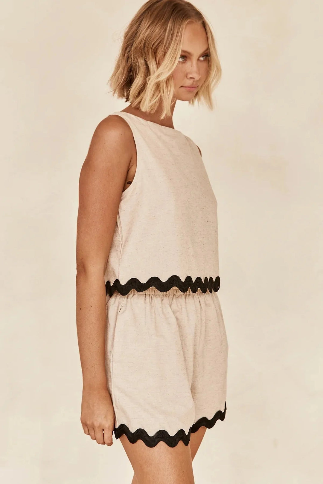 LORENA – Scalloped Summer Two-Piece Set