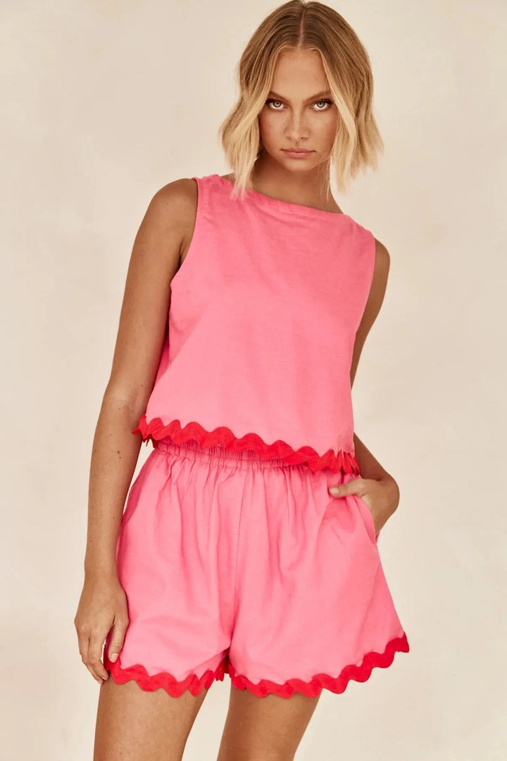 LORENA – Scalloped Summer Two-Piece Set