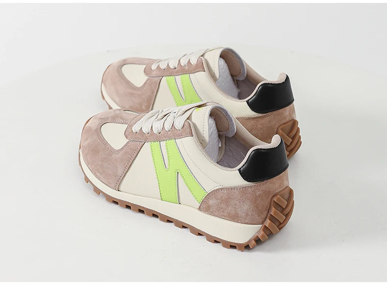 NIKO - Women's Retro Suede Runner Sneakers