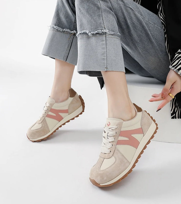 NIKO - Women's Retro Suede Runner Sneakers