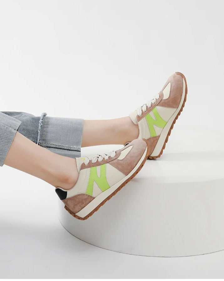 NIKO - Women's Retro Suede Runner Sneakers