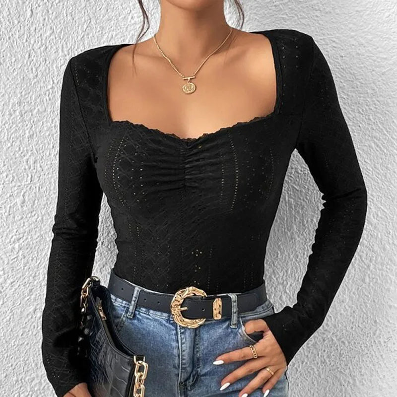 ISLA – Women’s Corset-Style Lace Top