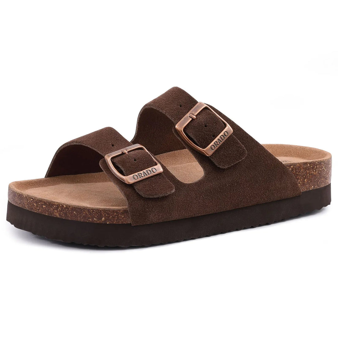 ORADON – Suede Buckle Strap Sandals