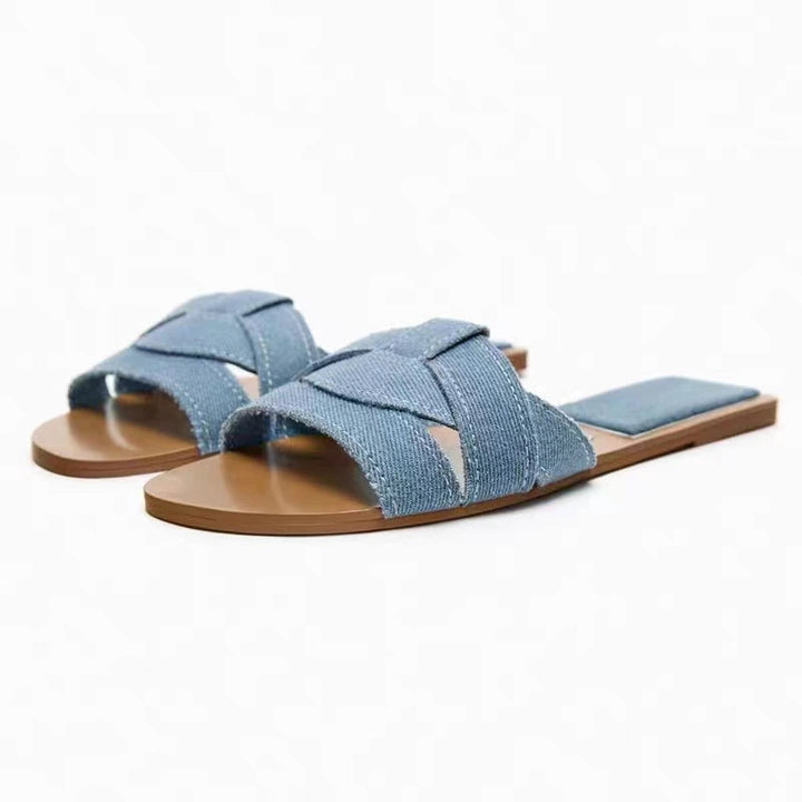 SUNY - Women’s Criss-Cross Flat Sandals