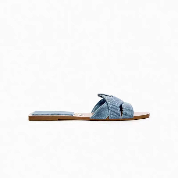 SUNY - Women’s Criss-Cross Flat Sandals