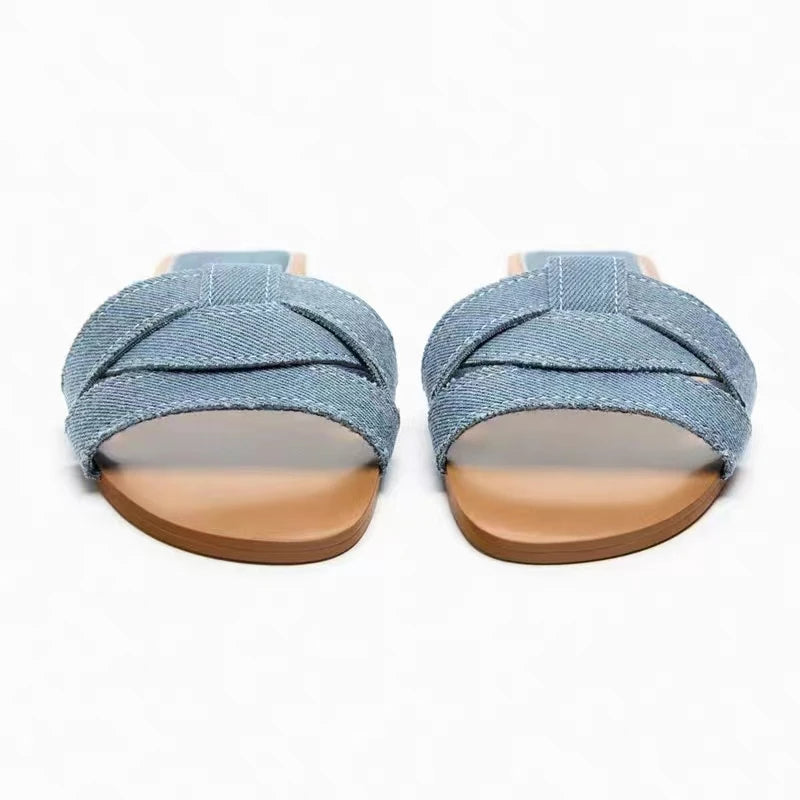 SUNY - Women’s Criss-Cross Flat Sandals