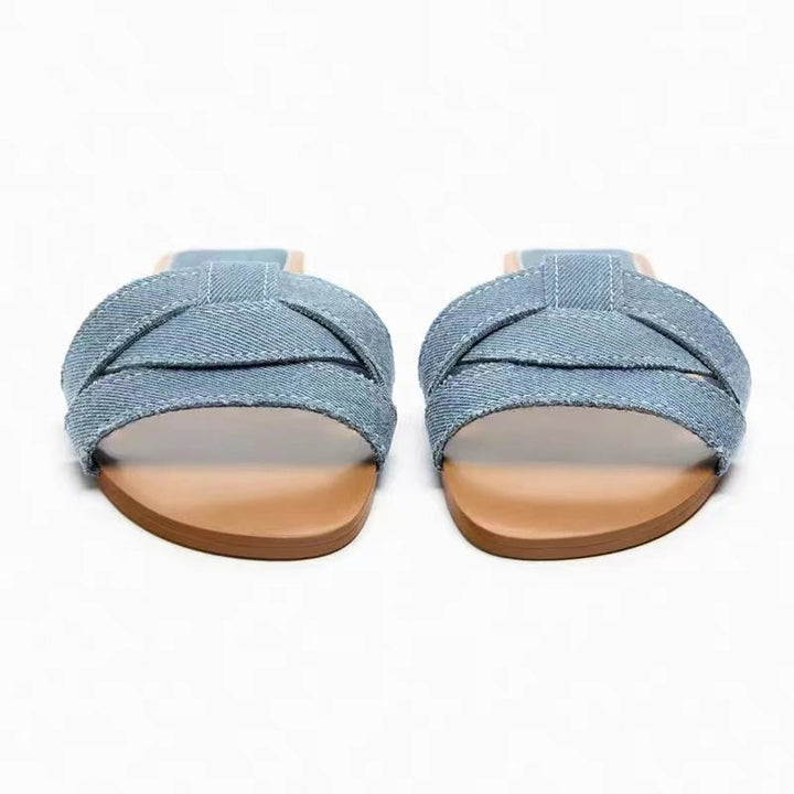 SUNY - Women’s Criss-Cross Flat Sandals