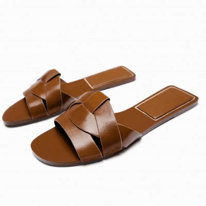 SUNY - Women’s Criss-Cross Flat Sandals