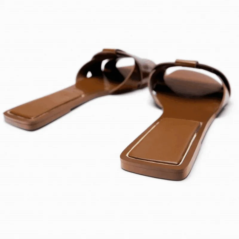 SUNY - Women’s Criss-Cross Flat Sandals