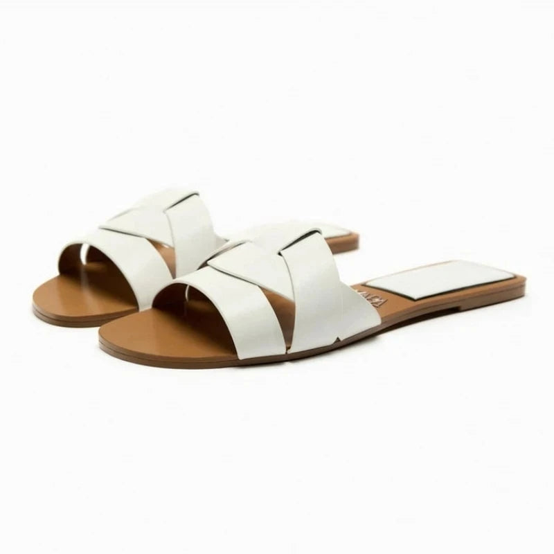 SUNY - Women’s Criss-Cross Flat Sandals