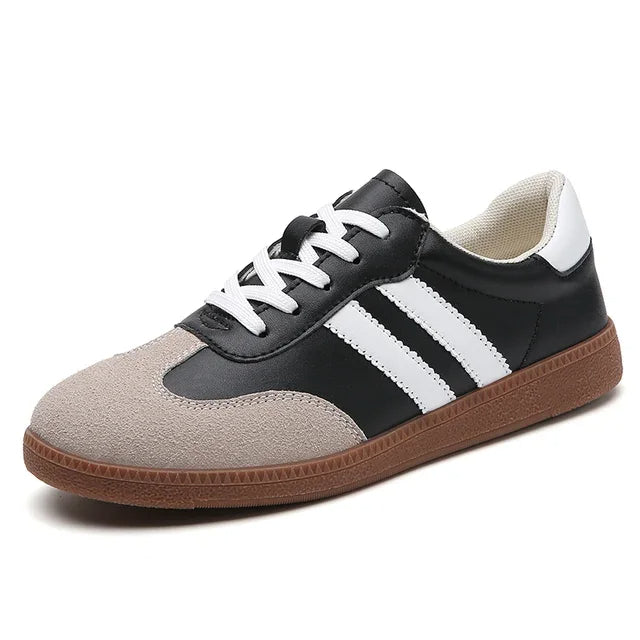 MACI - Women's Retro-Inspired Cream Sneakers