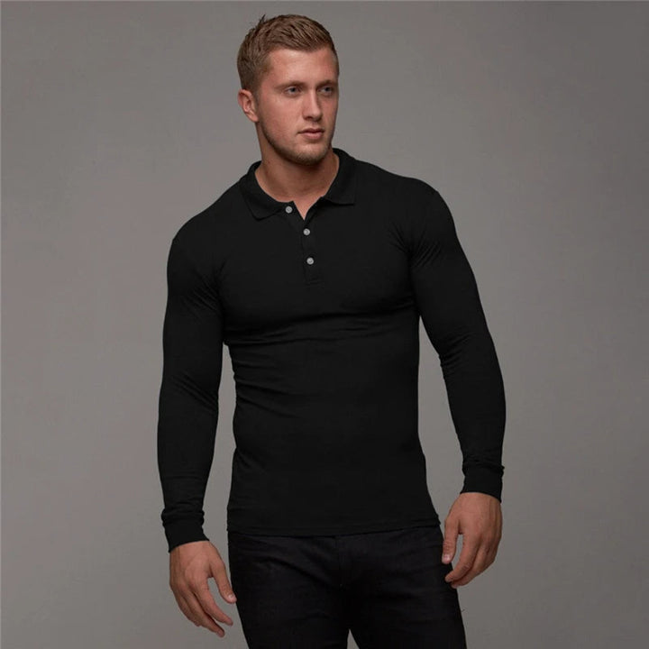 JAKETT – Slim-Fit Long-Sleeve Polo