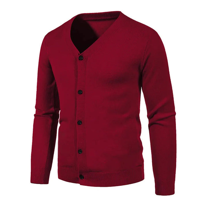 MAXWELL - Men’s V-Neck Button-Up Cardigan