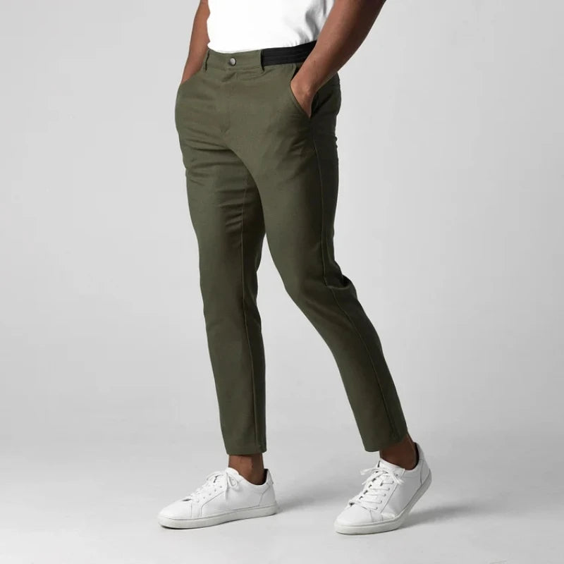 XEHNO - Herren Slim Fit Elastische Chino